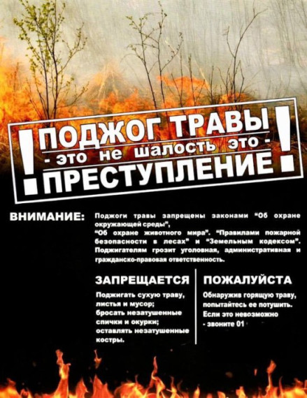 Объявлен весенне-летний пожароопасный сезон. Объявлен весенне-летний пожароопасный сезон.